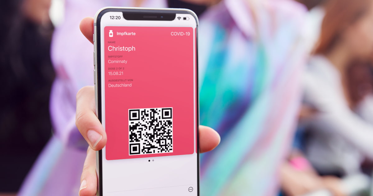 Offizieller Weg: Impfzertifikat in Apple Wallet speichern