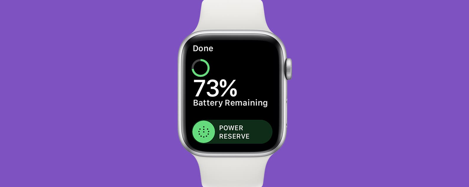 Also schalten Sie die Gangreserve auf der Apple Watch aus